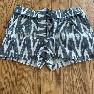 J Crew Gray Patterned Women's Shorts